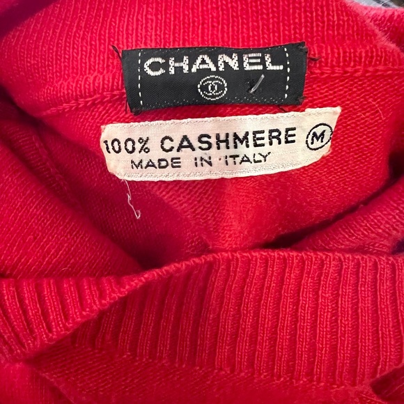 CHANEL Vintage Cashmere Turtleneck Dress - Picture 9 of 9